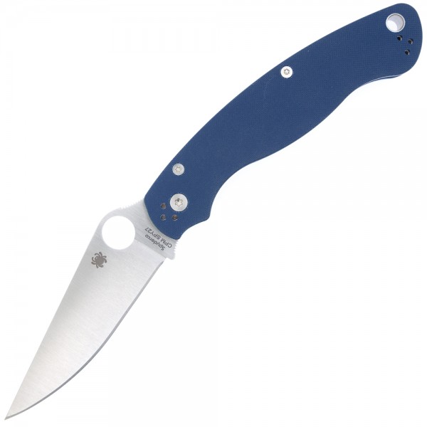 Нож Spyderco Military 2, CPM SPY27, G-10 Cobalt blue