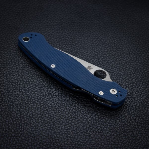 Нож Spyderco Military 2, CPM SPY27, G-10 Cobalt blue