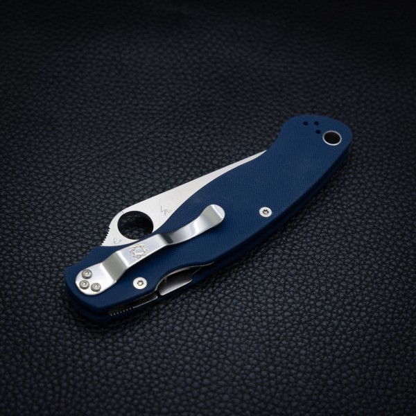 Нож Spyderco Military 2, CPM SPY27, G-10 Cobalt blue