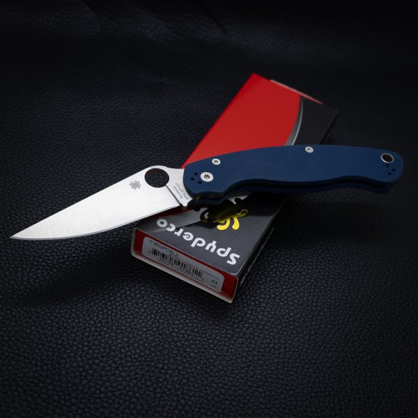 Нож Spyderco Military 2, CPM SPY27, G-10 Cobalt blue
