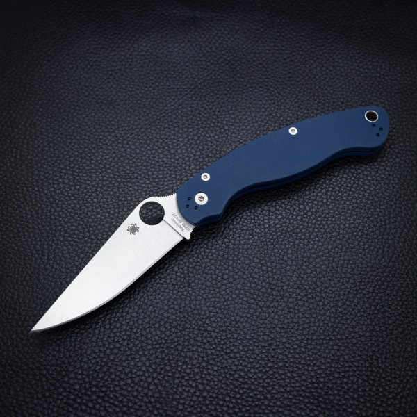 Нож Spyderco Military 2, CPM SPY27, G-10 Cobalt blue
