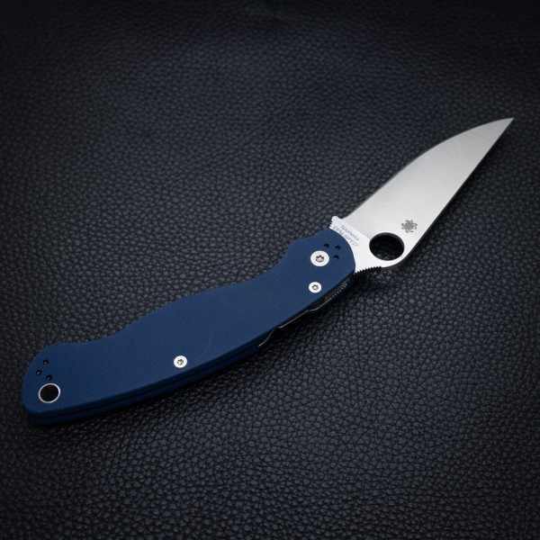 Нож Spyderco Military 2, CPM SPY27, G-10 Cobalt blue