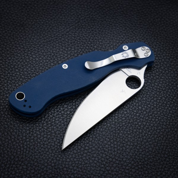Нож Spyderco Military 2, CPM SPY27, G-10 Cobalt blue