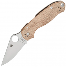 Ніж Spyderco Para 3, CPM Cru-Wear Canvas Micarta Brown
