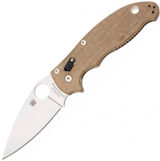 Ніж Spyderco Manix 2 CPM Cru-Wear Canvas Micarta Brown