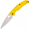 Нож Spyderco Native Chief Lightweight MagnaCut серрейтор Yellow