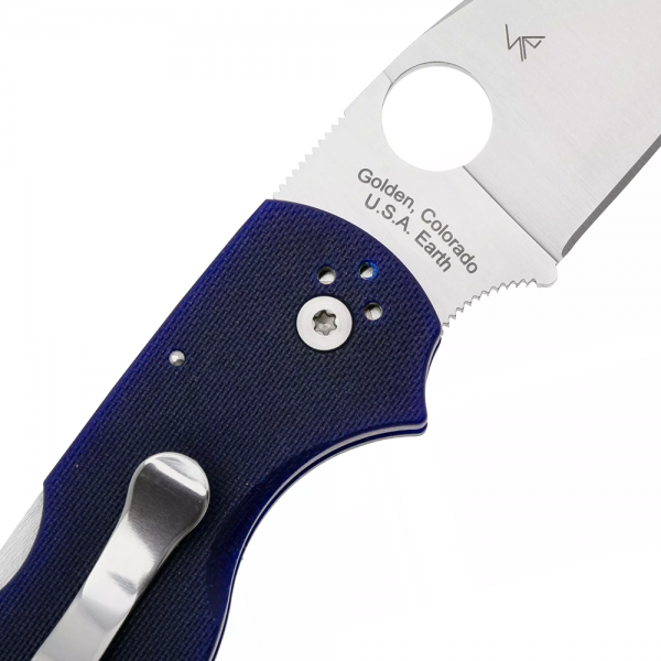 Нож Spyderco Native 5, CPM SPY27, G-10 Cobalt blue