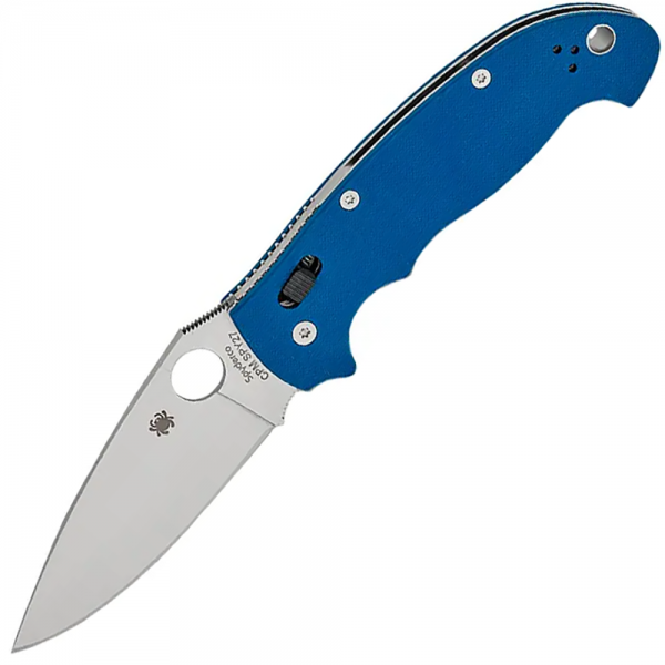 Нож Spyderco Manix 2 XL, CPM SPY27, G-10 Cobalt blue