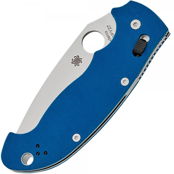 Нож Spyderco Manix 2 XL, CPM SPY27, G-10 Cobalt blue