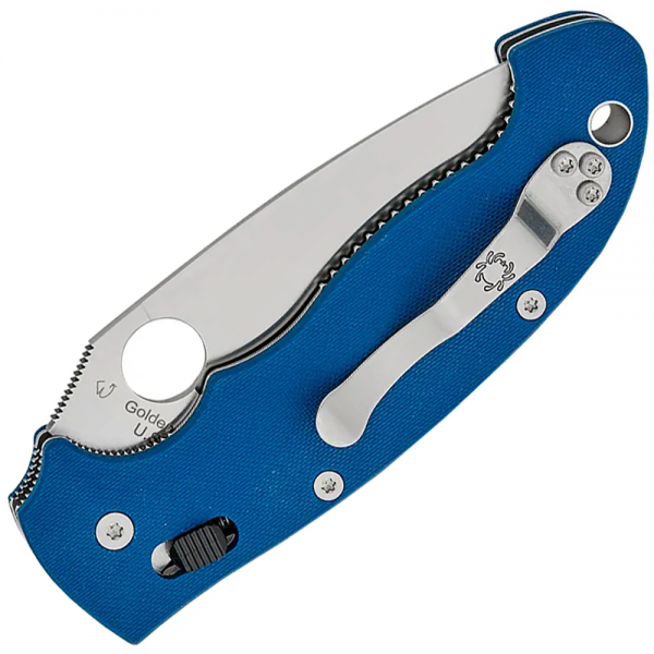 Нож Spyderco Manix 2 XL, CPM SPY27, G-10 Cobalt blue