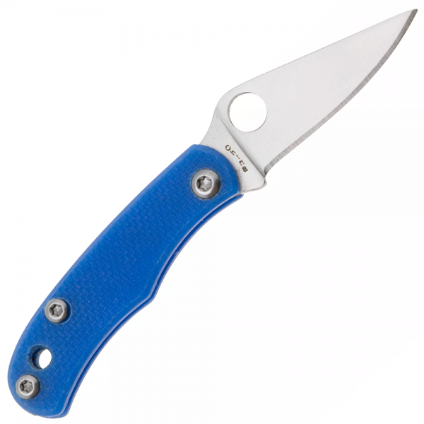 Нож Spyderco Bug, 12C27, G-10 Blue