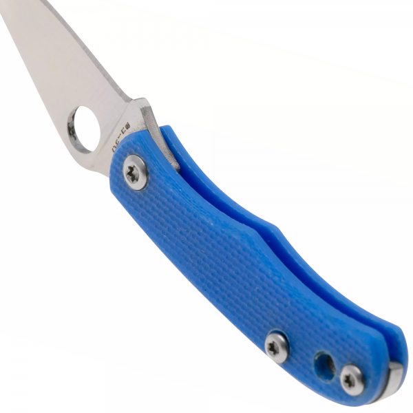 Нож Spyderco Bug, 12C27, G-10 Blue