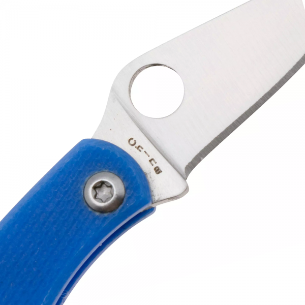 Нож Spyderco Bug, 12C27, G-10 Blue