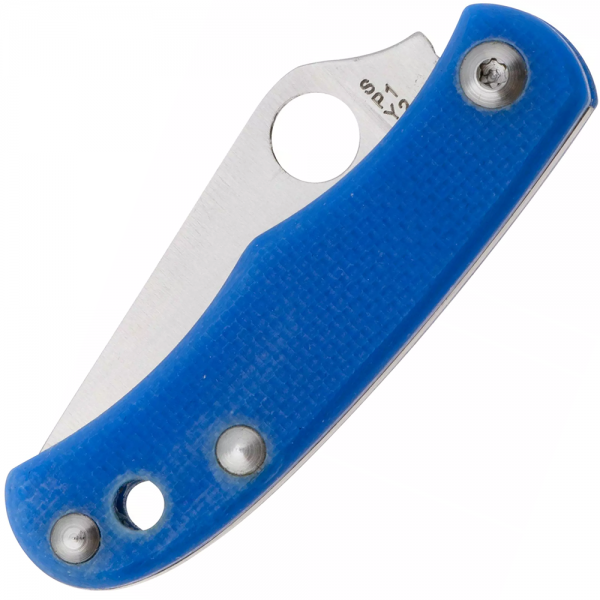 Нож Spyderco Bug, 12C27, G-10 Blue