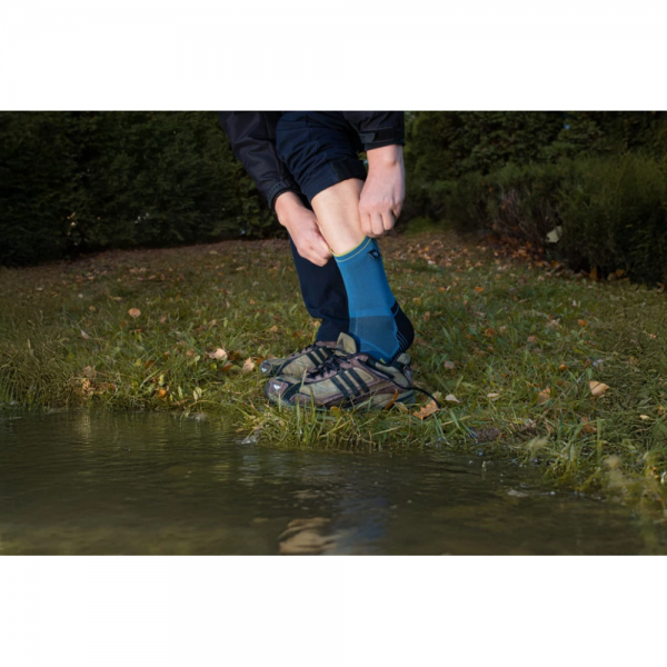 Носки водонепроницаемые Dexshell Running Lite 2.0 Socks, темно-голубые, размер L (43-46)