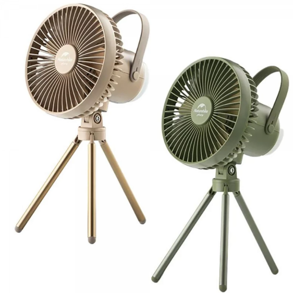 Вентилятор с ночником Naturehike NH22ZM001, темно-зеленый