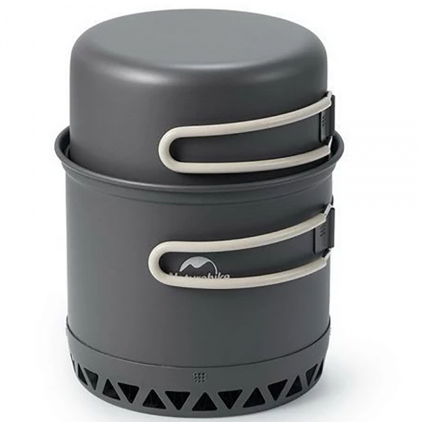 Набор посуды для кемпинга 2 ед. Naturehike CNK2300CJ0002, 1,2 л, алюминий