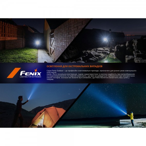 Ліхтар Fenix ​​SW05R-RED LED чорний