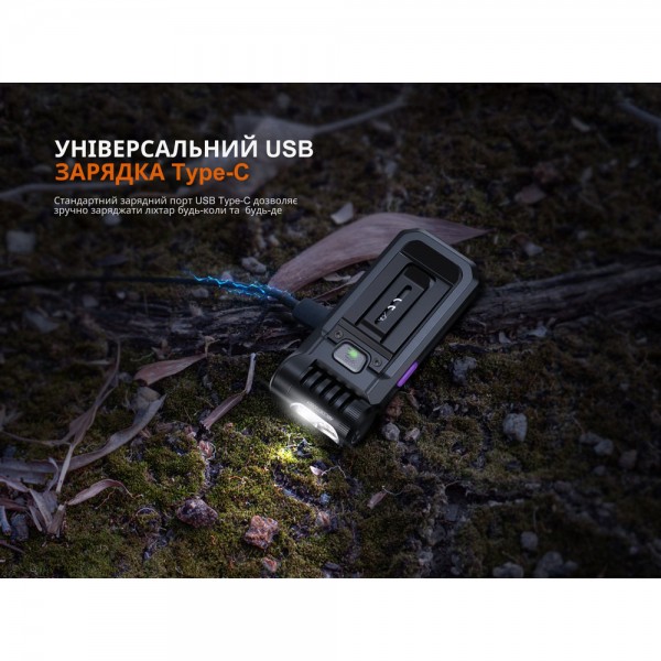 Ліхтар Fenix ​​SW05R-UV LED чорний