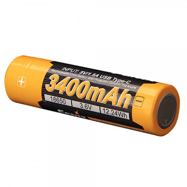 Аккумулятор 18650 Fenix (3400 mAh) Type-C V3.0