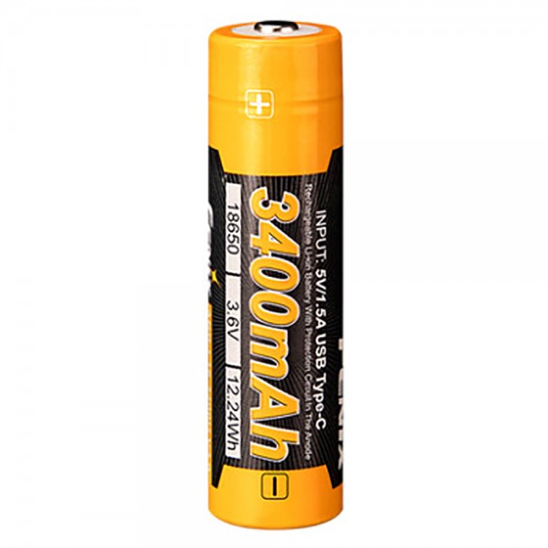 Аккумулятор 18650 Fenix (3400 mAh) Type-C V3.0