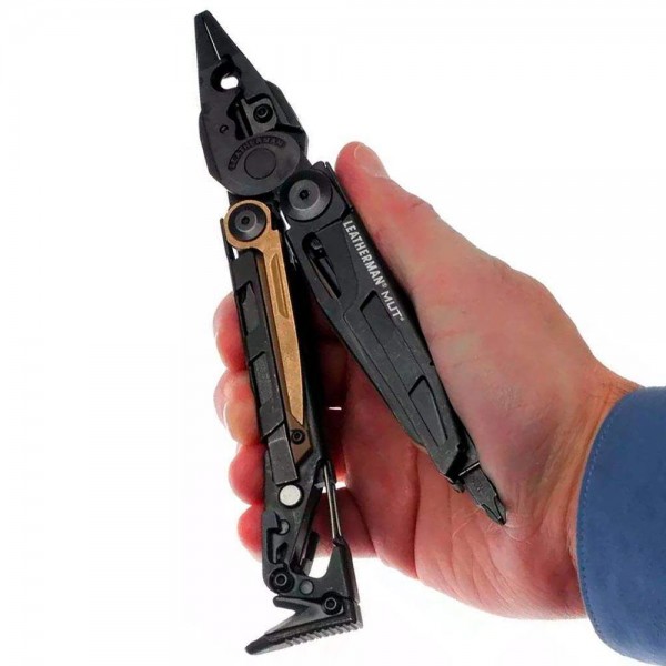Мультитул Leatherman MUT EOD Black, чохол нейлоновий Molle (олива), sight adjuster