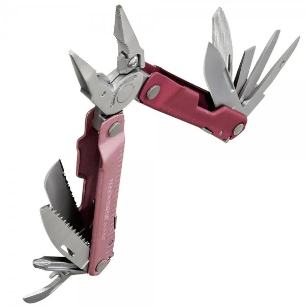 Мультитул Leatherman Rebar Heathered Cranberry, нейлоновый чехол