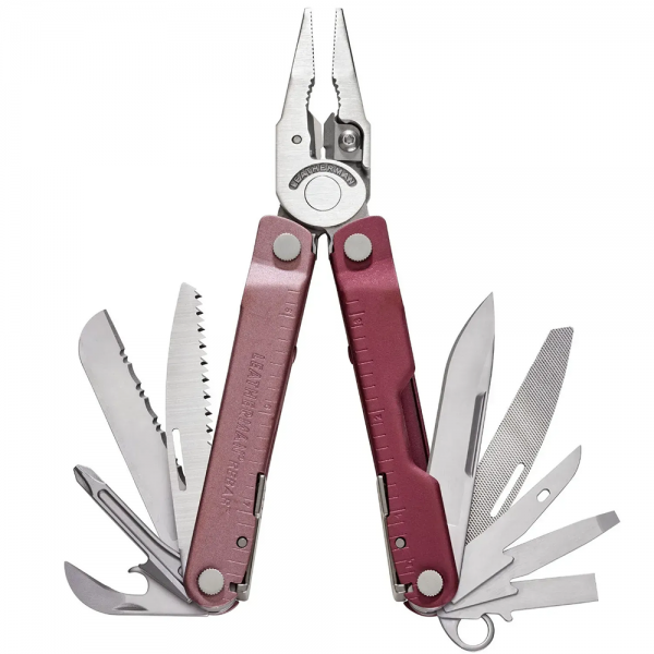 Мультитул Leatherman Rebar Heathered Cranberry, нейлоновый чехол