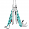 Мультитул Leatherman Signal Aqua Silver, нейлоновый чехол