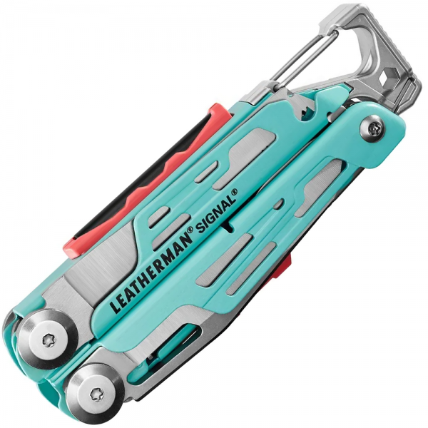 Мультитул Leatherman Signal Aqua Silver, нейлоновый чехол