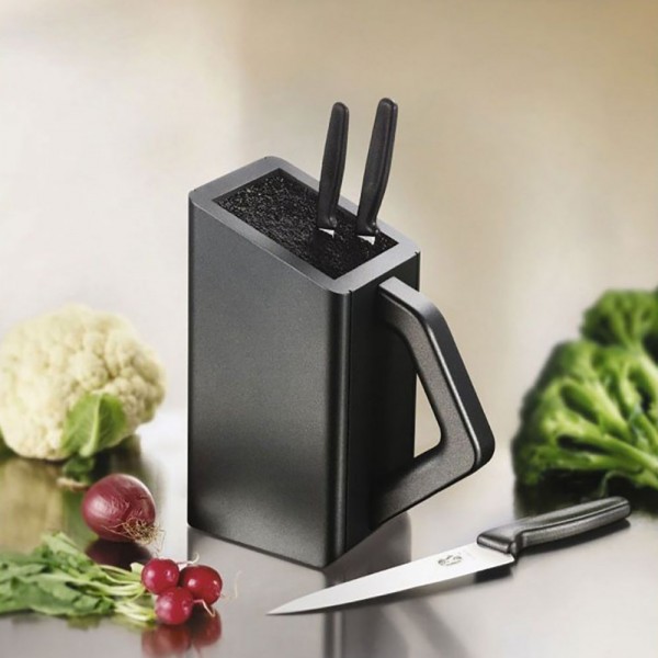Подставка для ножей Victorinox Cutlery Block, бук, черная