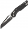 Ніж Microtech MSI Single Edge Tri-Grip Polymer, серейтор Black