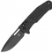 Ніж Fox Smarty Black Spear Point Blade Aluminium Black
