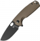 Ніж Fox Core Black Blade Aluminium Brown