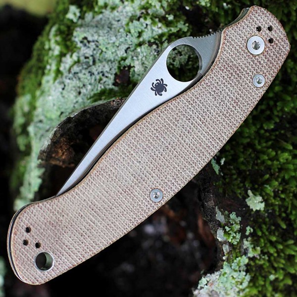Нож Spyderco Military 2, Micarta Brown