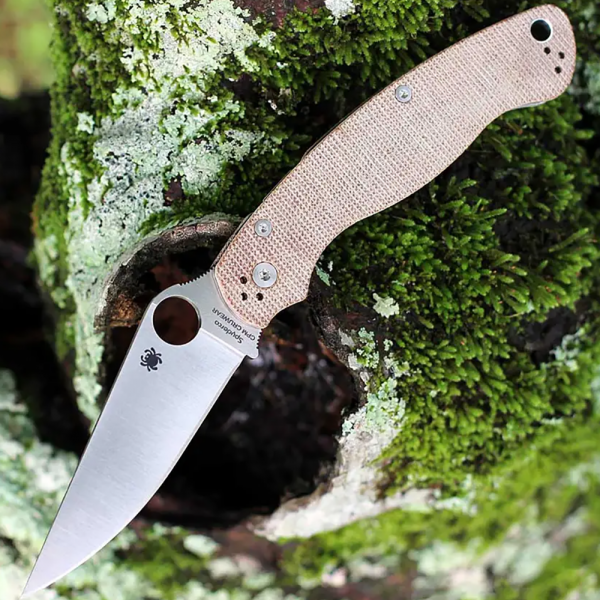 Нож Spyderco Military 2, Micarta Brown