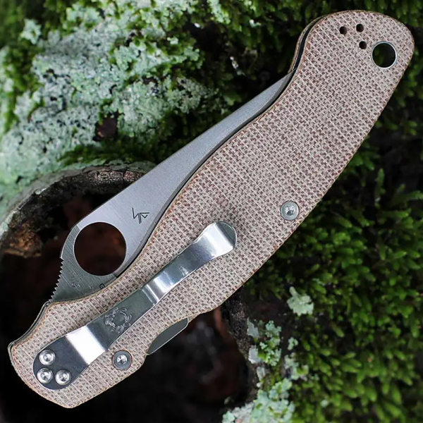 Нож Spyderco Military 2, Micarta Brown