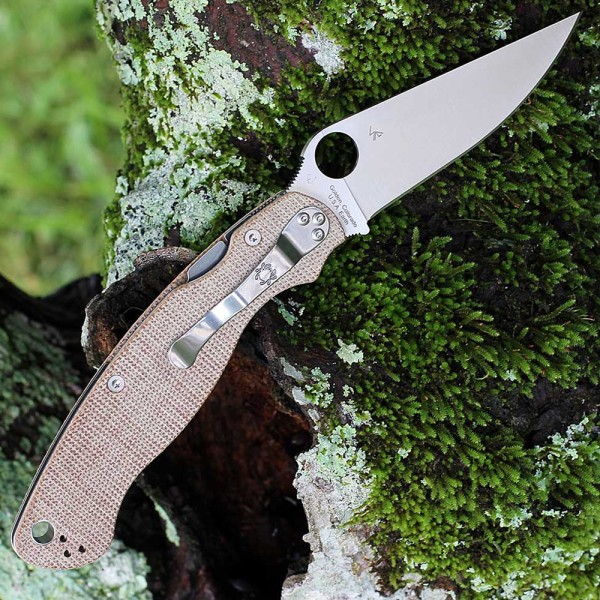 Нож Spyderco Military 2, Micarta Brown