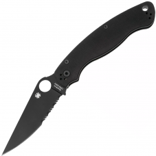 Нож Spyderco Military 2 Black Blade, CPM S30V, G-10 Black