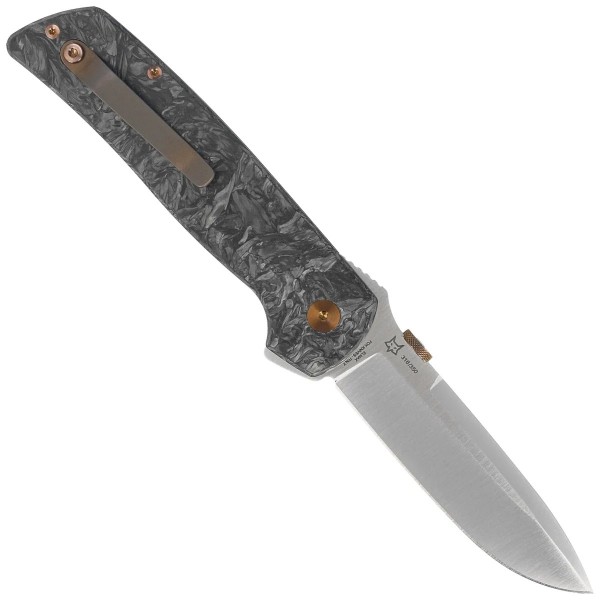 Нож Fox ATCF Original Ganster LE Dark Matter Fat Carbon, Elmax