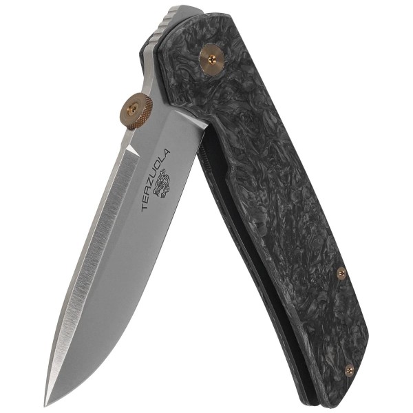 Нож Fox ATCF Original Ganster LE Dark Matter Fat Carbon, Elmax