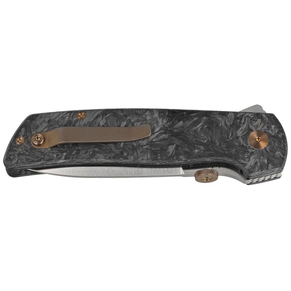 Нож Fox ATCF Original Ganster LE Dark Matter Fat Carbon, Elmax