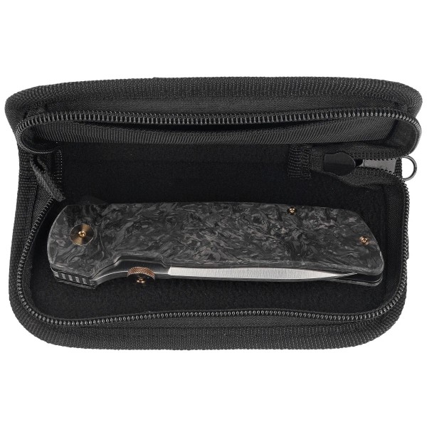 Нож Fox ATCF Original Ganster LE Dark Matter Fat Carbon, Elmax