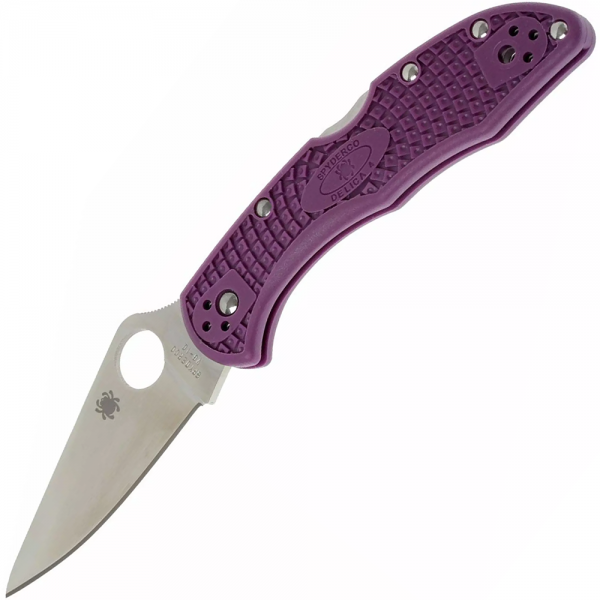 Нож Spyderco Delica 4 Lightweight, VG-10, FRN Purple