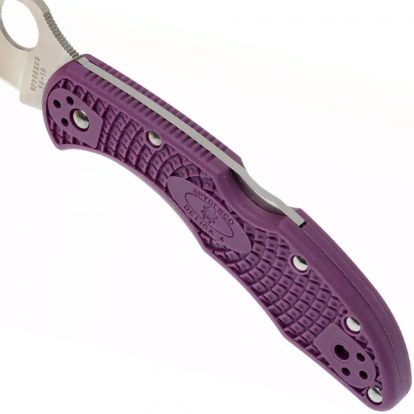 Нож Spyderco Delica 4 Lightweight, VG-10, FRN Purple