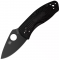 Нож Spyderco Ambitious Lightweight Black Blade, 8Cr13MoV, FRN Black