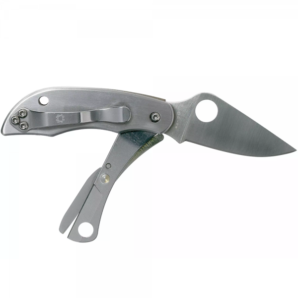 Нож Spyderco ClipiTool Scissors, 8Cr13MoV, Stainless Steel