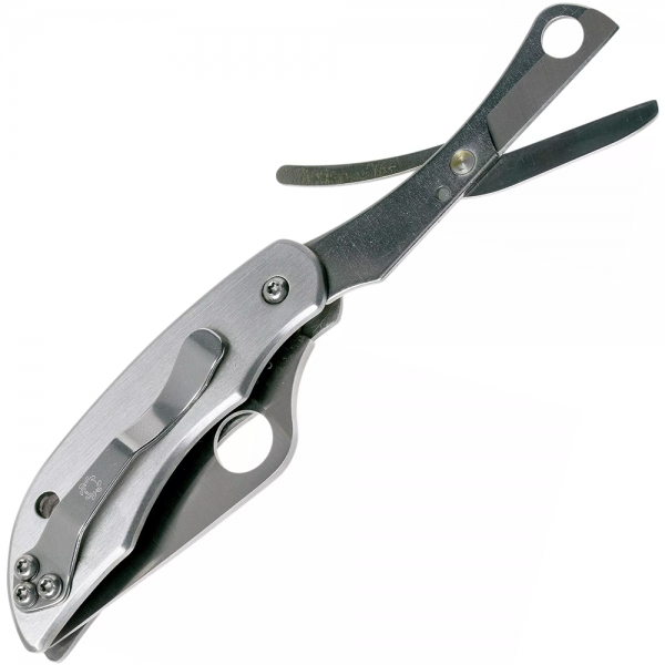 Нож Spyderco ClipiTool Scissors, 8Cr13MoV, Stainless Steel