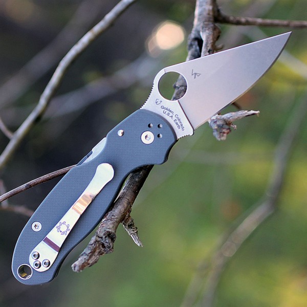 Ніж Spyderco Para 3, Maxamet, G-10 Dark gray