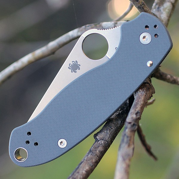 Ніж Spyderco Para 3, Maxamet, G-10 Dark gray